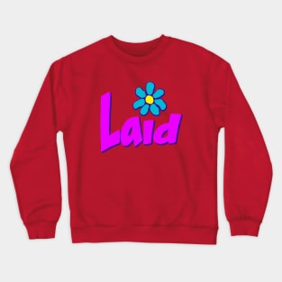 PURPLE LAID Crewneck Sweatshirt